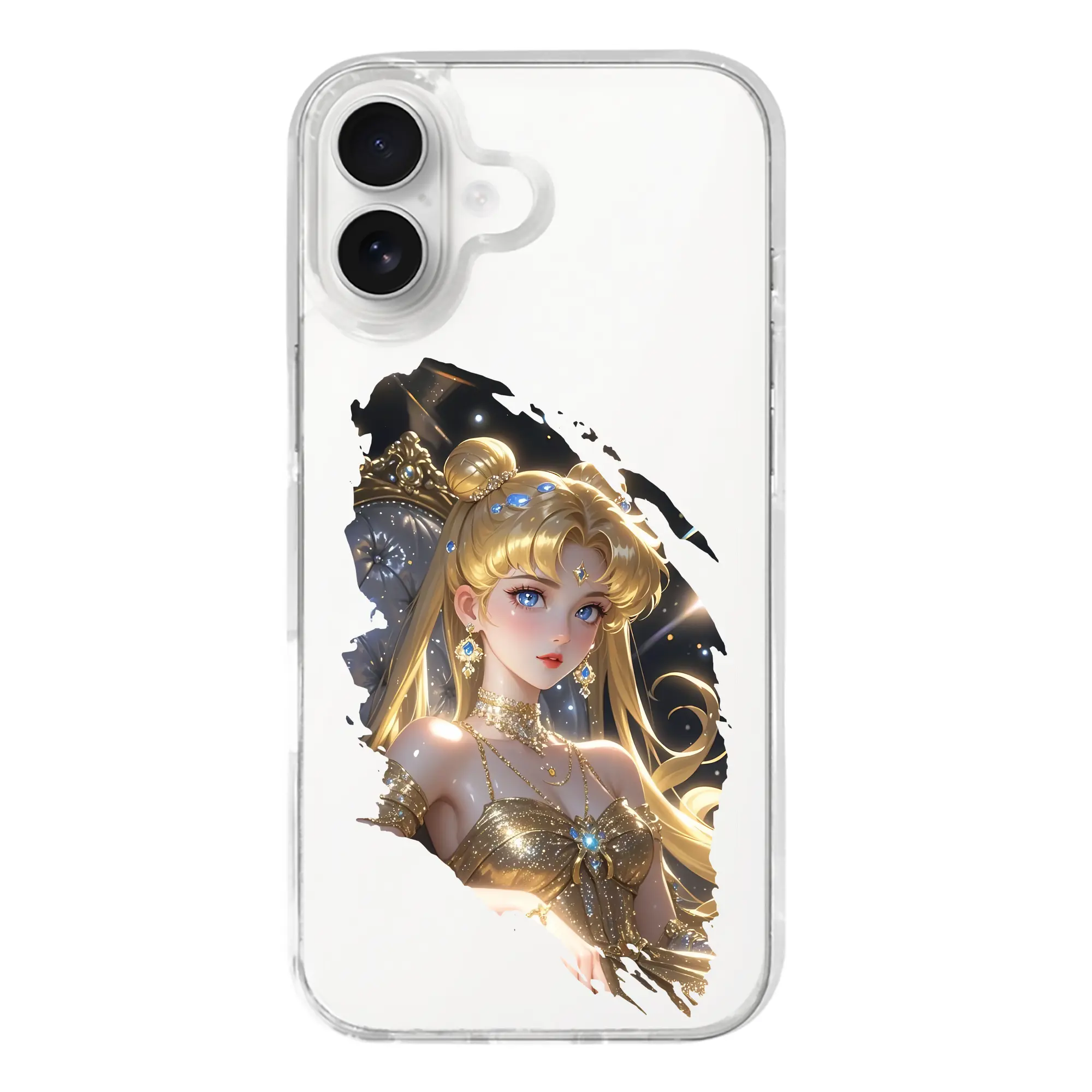 美少女戦士セーラームーン グッズ 月野 うさぎ - iPhone 17シリーズ 透明スマホケース – 薄型・耐衝撃・精密フィット保護カバー